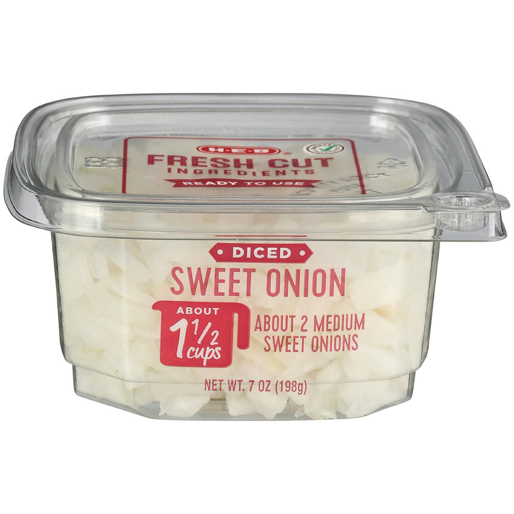 H-E-B Fresh Diced Sweet Onion, 7 oz