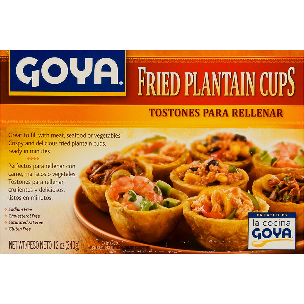Goya Fried Plantain Cups, 12 oz