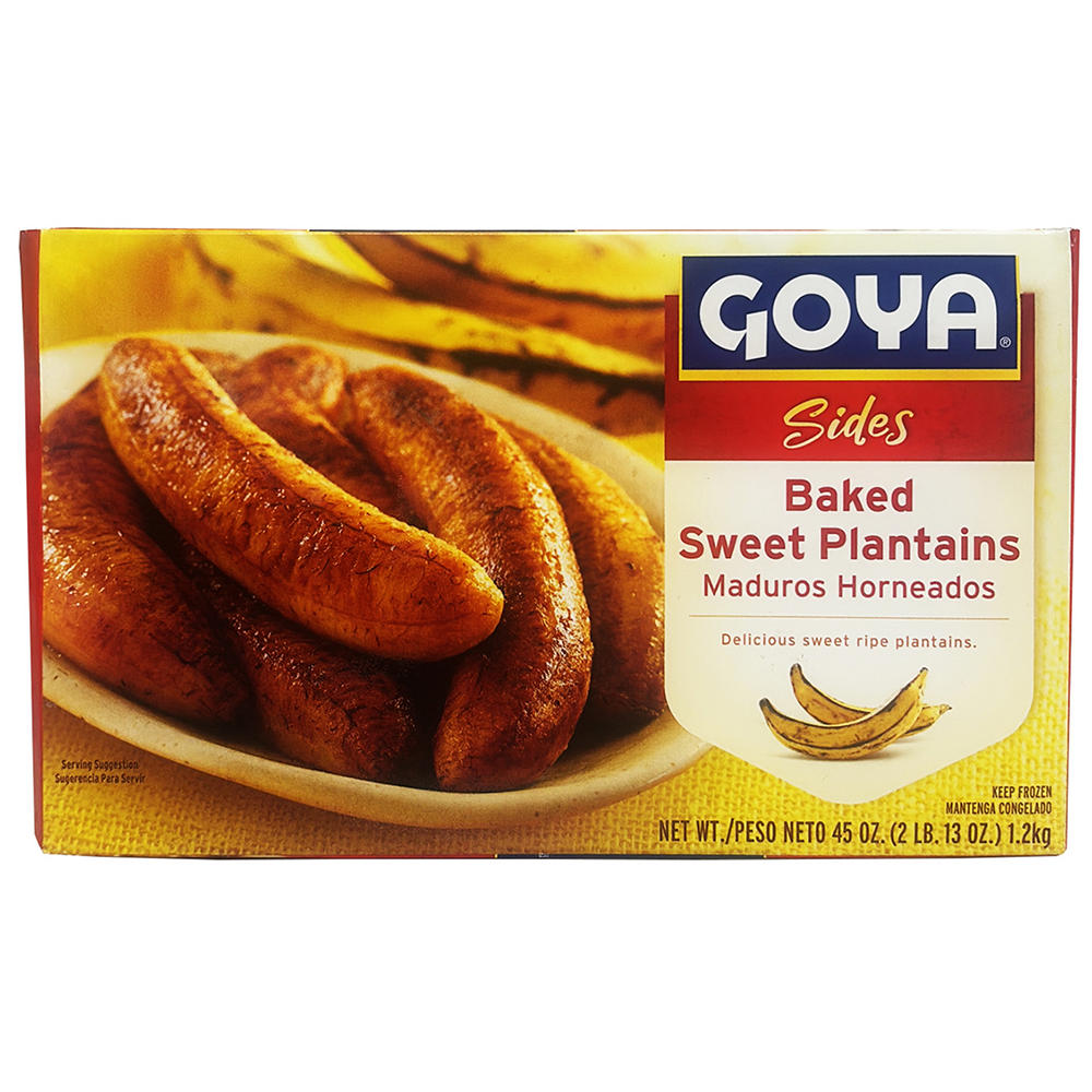 Goya Baked Sweet Plantains, 45 oz