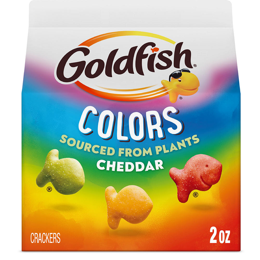 Goldfish Colors Cheddar Cheese Crackers, 2 oz