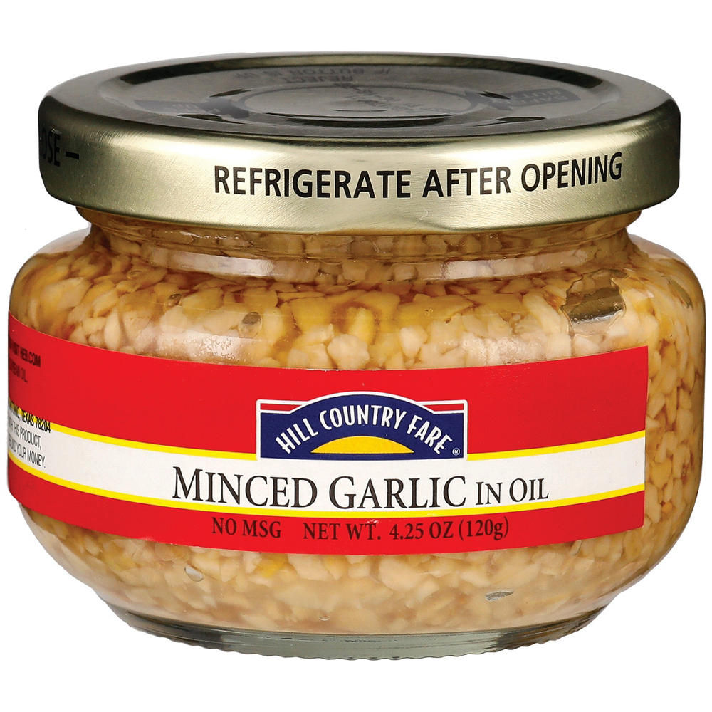 Hill Country Fare Minced Garlic in Oil, 4.25 oz
