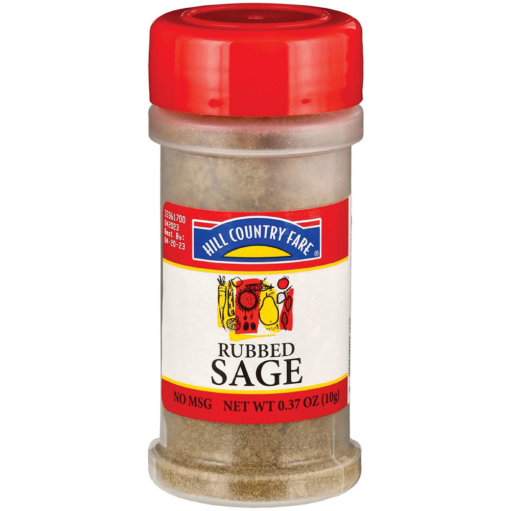 Hill Country Fare Rubbed Sage, 0.37 oz