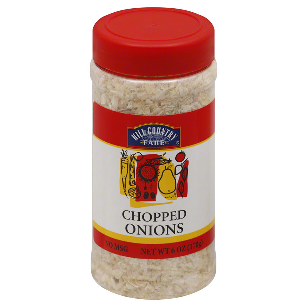 Hill Country Fare Chopped Onions, 6 oz