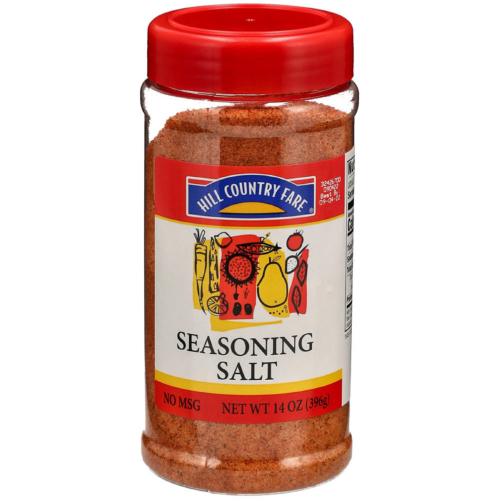 Hill Country Fare Seasoning Salt, 14 oz