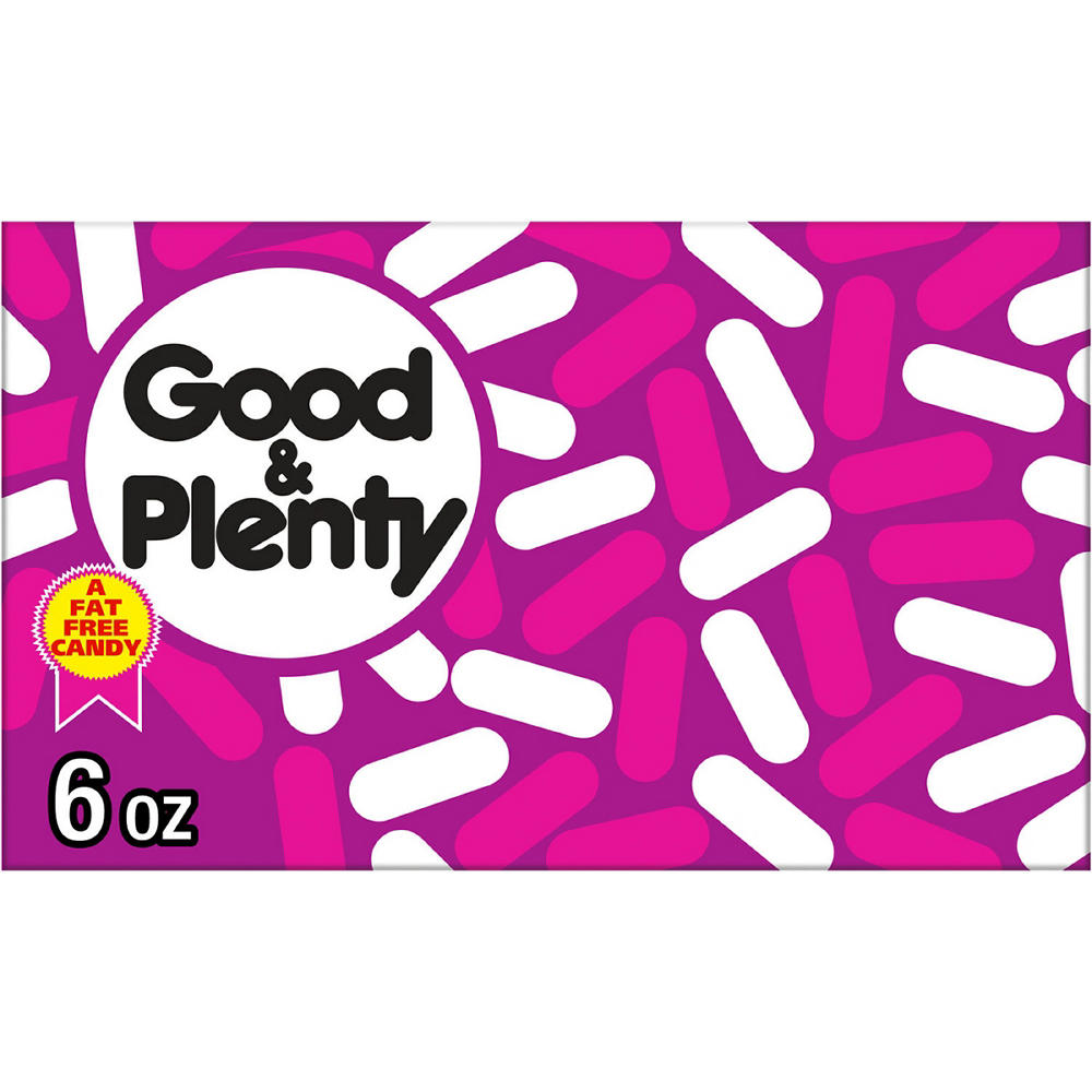 Good & Plenty Licorice Fat Free Candy Theater Box, 6 oz