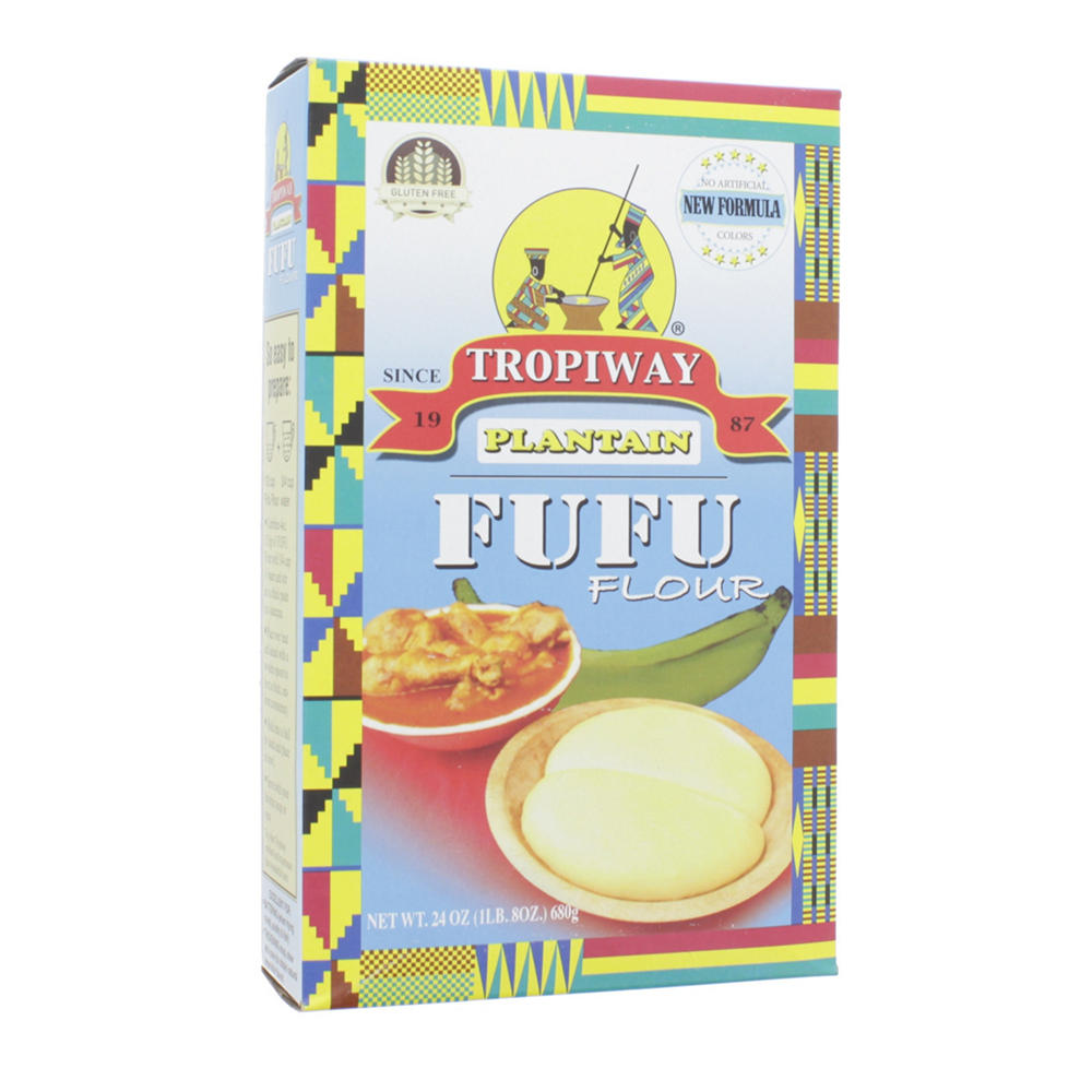 Tropiway Plantain Fufu Flour, 1.5 lb