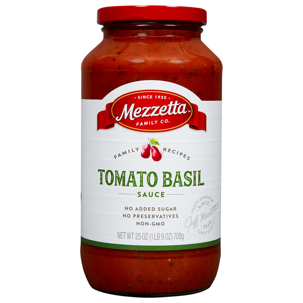 Mezzetta Family Recipes Tomato Basil Pasta Sauce, 25 oz
