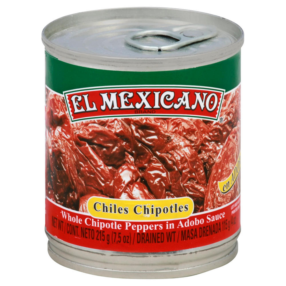 El Mexicano Adobo Chipotle Peppers, 7 oz
