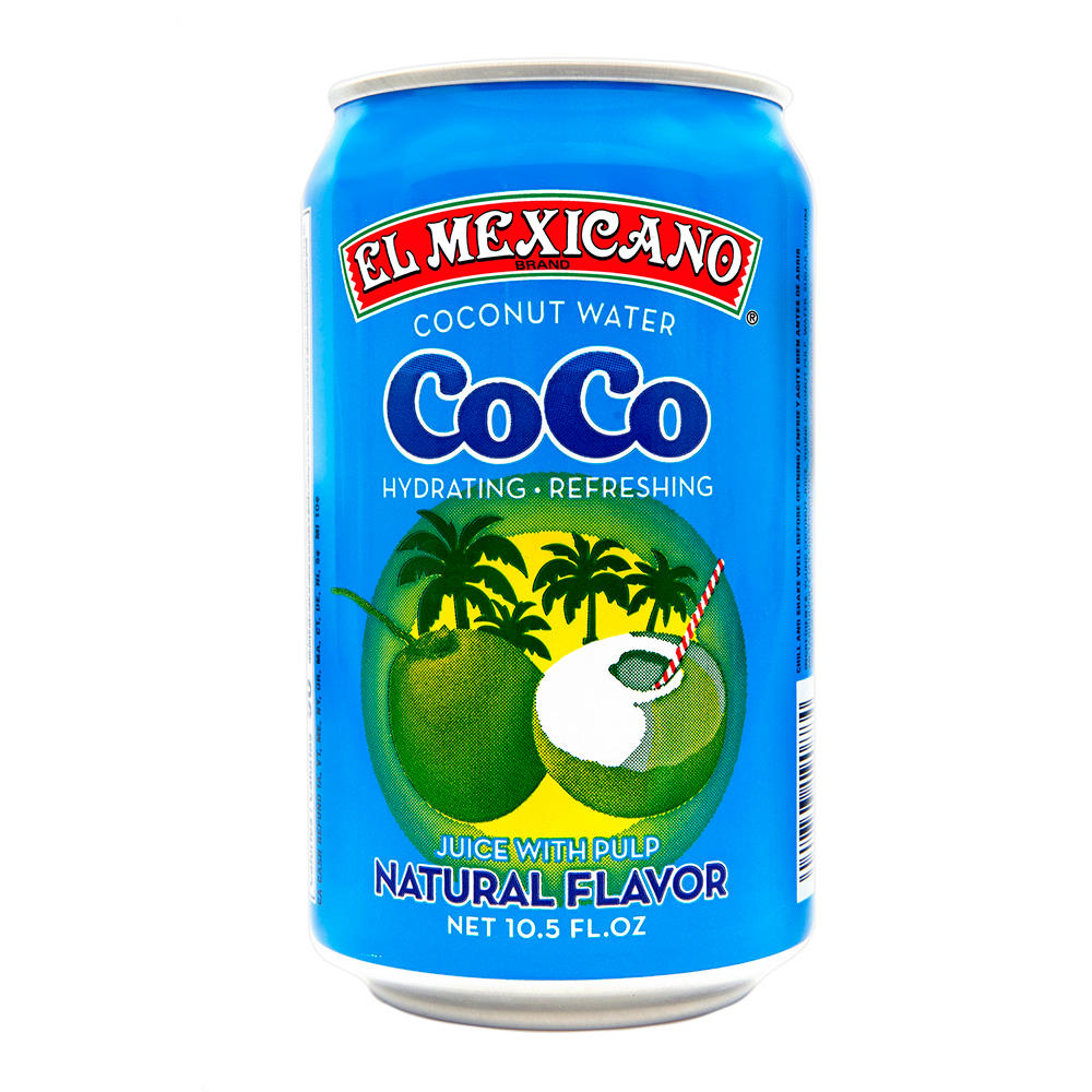 El Mexicano Pulpy Coconut Juice, 10.5 oz