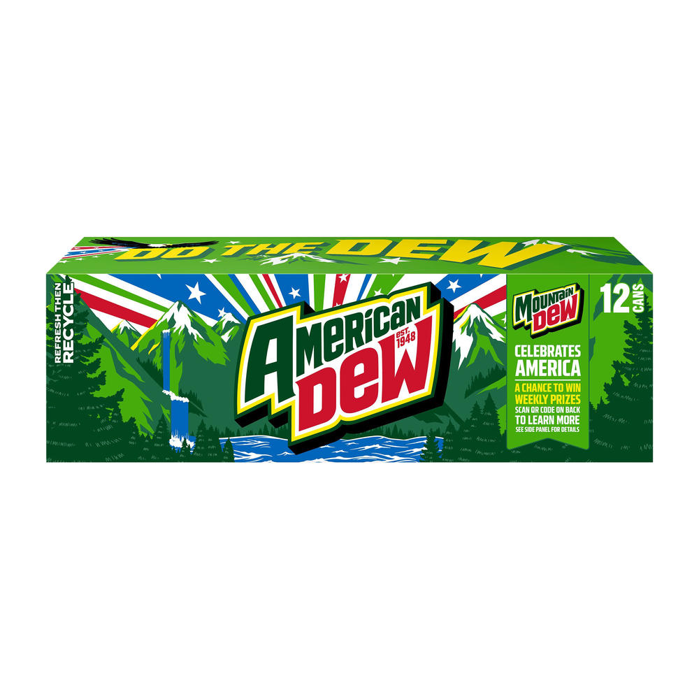 Mountain Dew Citrus Soda Soft Drink 12 pk Cans, 12 oz