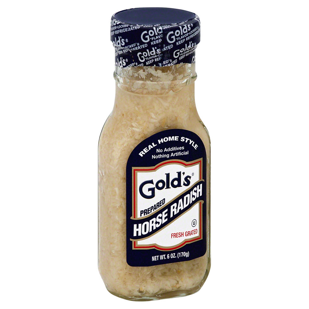 Golds Kosher Real Home Style Prepared Horse Radish, 6 oz