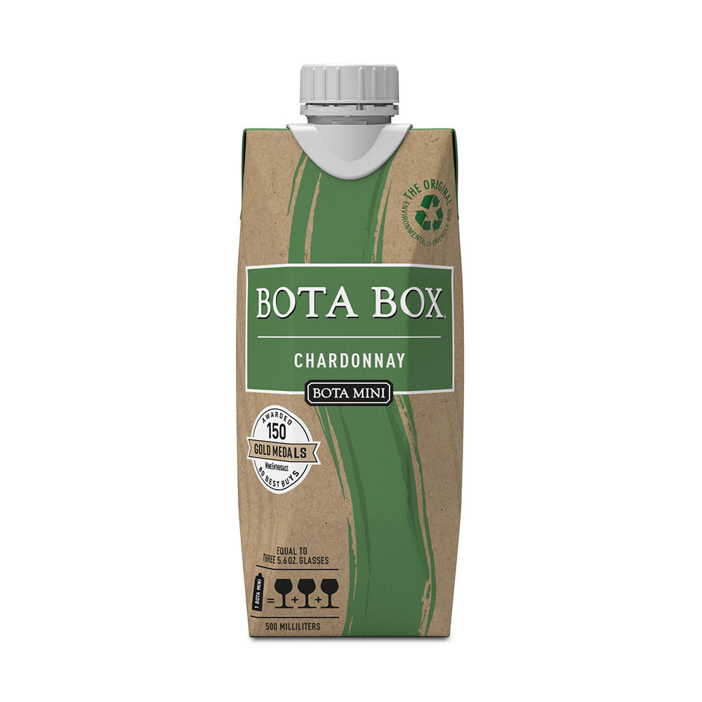 Bota Box Chardonnay California White Wine, 500 mL