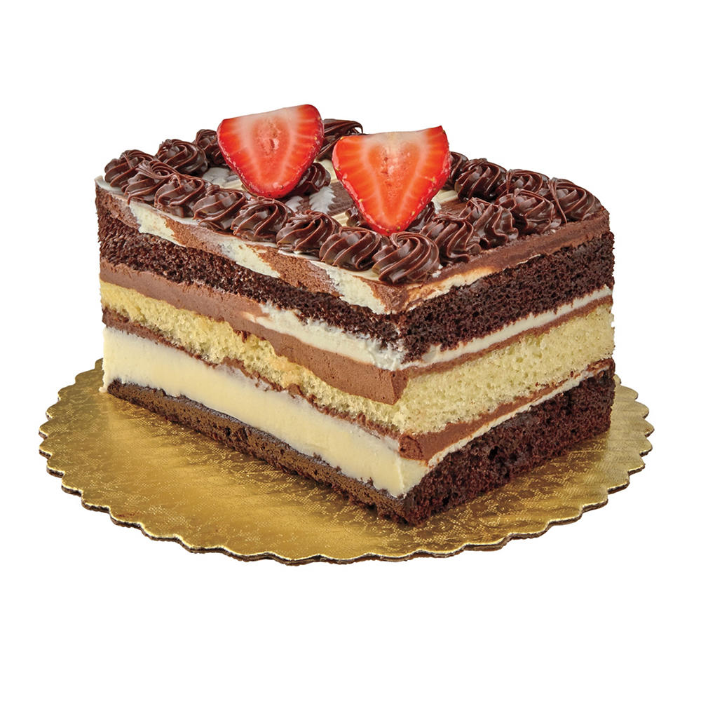 H-E-B Bakery Triple Chocolate Tiger Cake, Half Bar