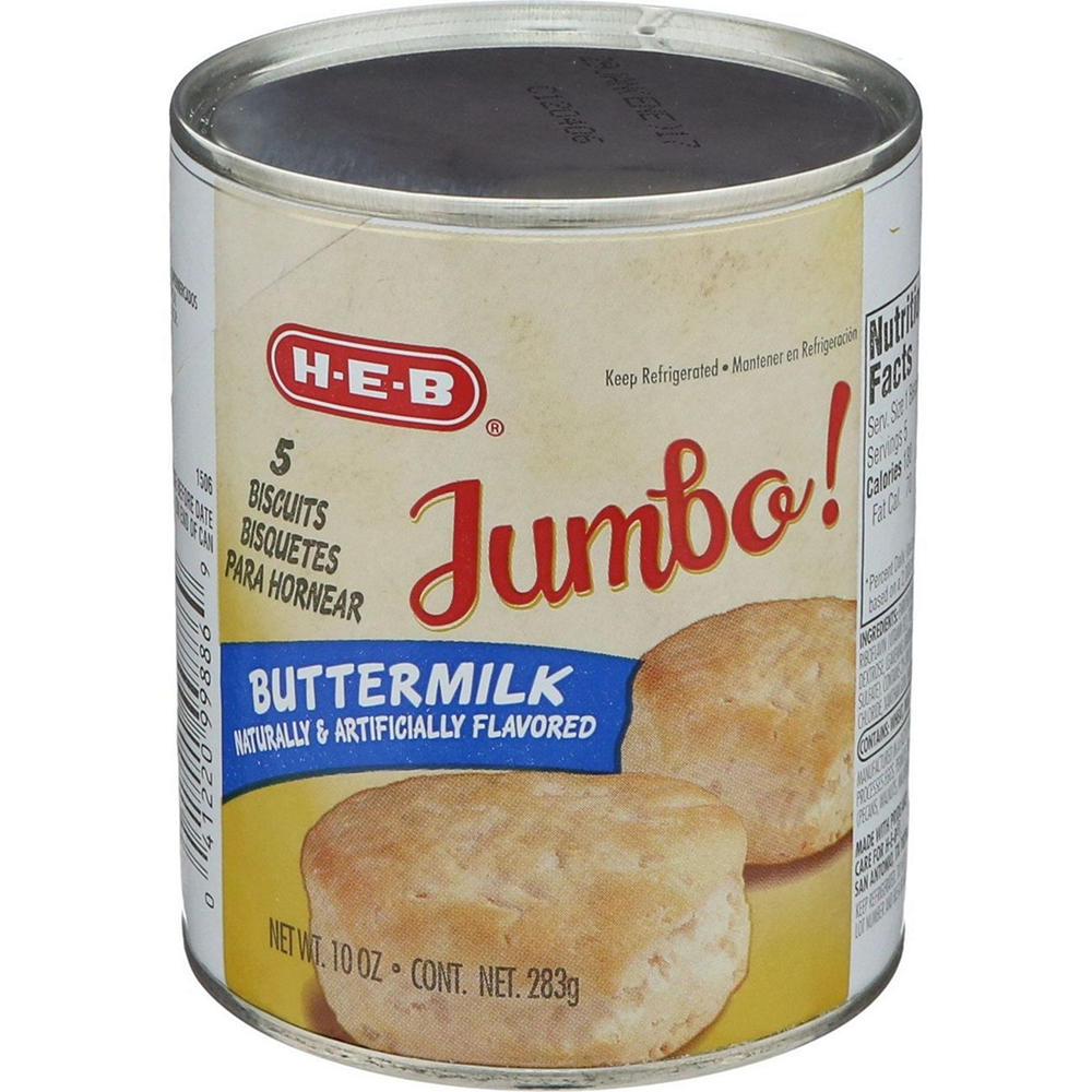 H-E-B Jumbo Buttermilk Biscuits, 5 ct