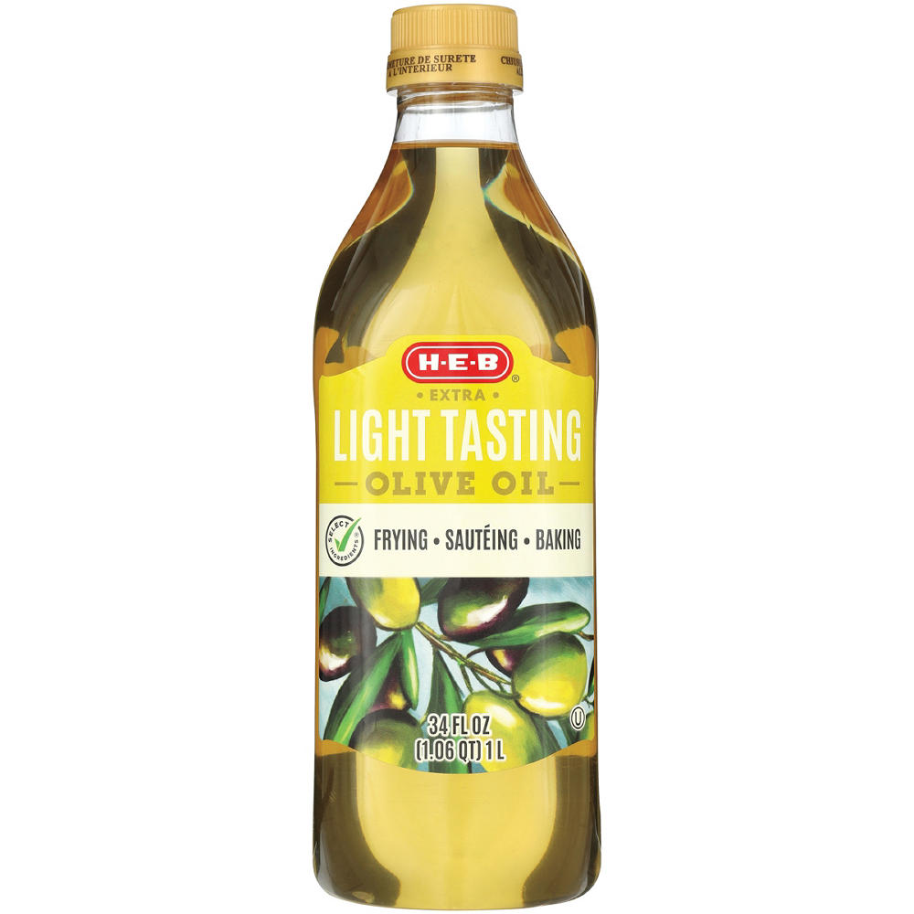 H-E-B Extra Light-Tasting Olive Oil, 1 L