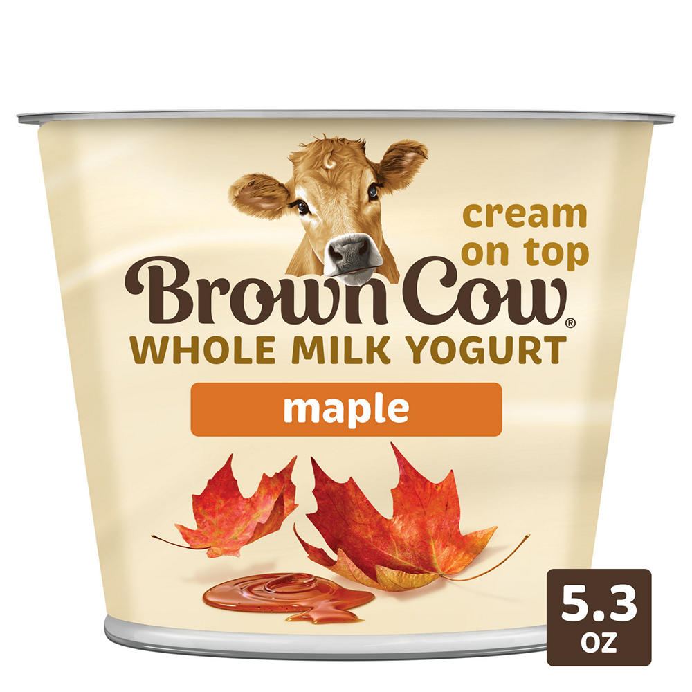 Brown Cow Whole Milk Maple Yogurt, 5.3 oz