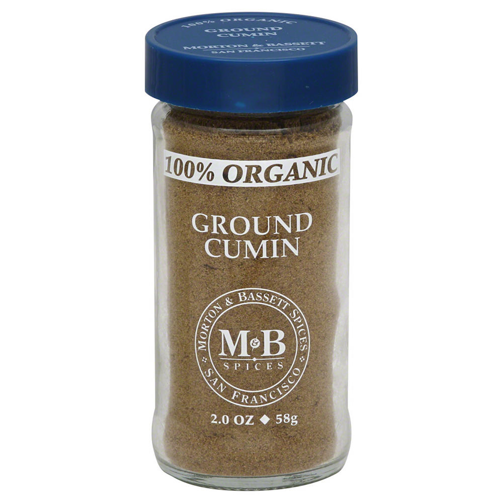 Morton & Bassett 100% Organic Ground Cumin, 2 oz