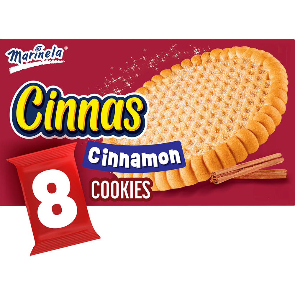 Marinela Cinnas Cinnamon Cookies Snack Packs, 8 ct