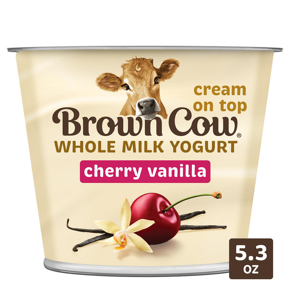 Brown Cow Whole Milk Cherry Vanilla Yogurt, 5.3 oz