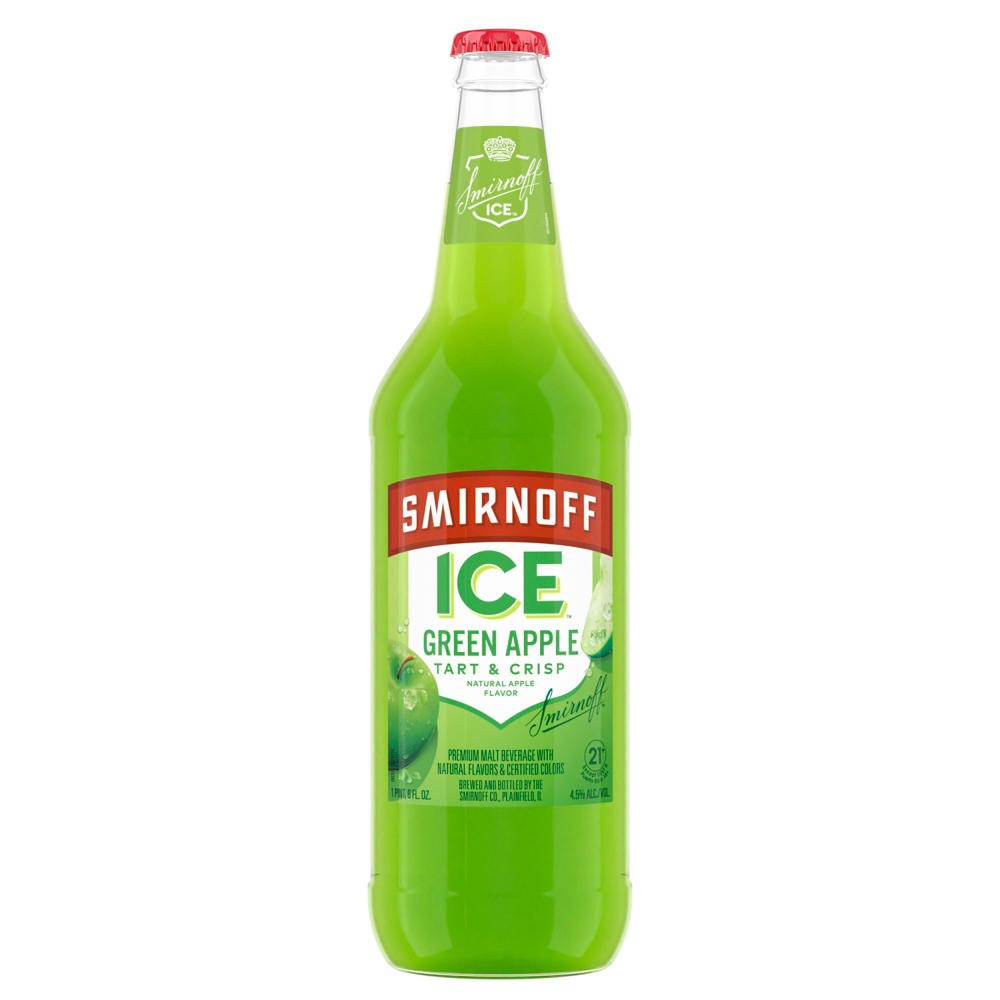 Smirnoff Ice Green Apple, 24 fl oz