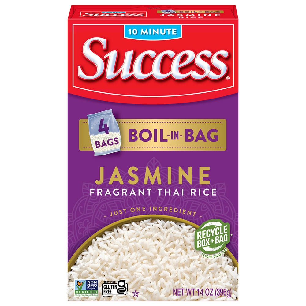 Success Boil-in-Bag Jasmine Rice, 4 ct