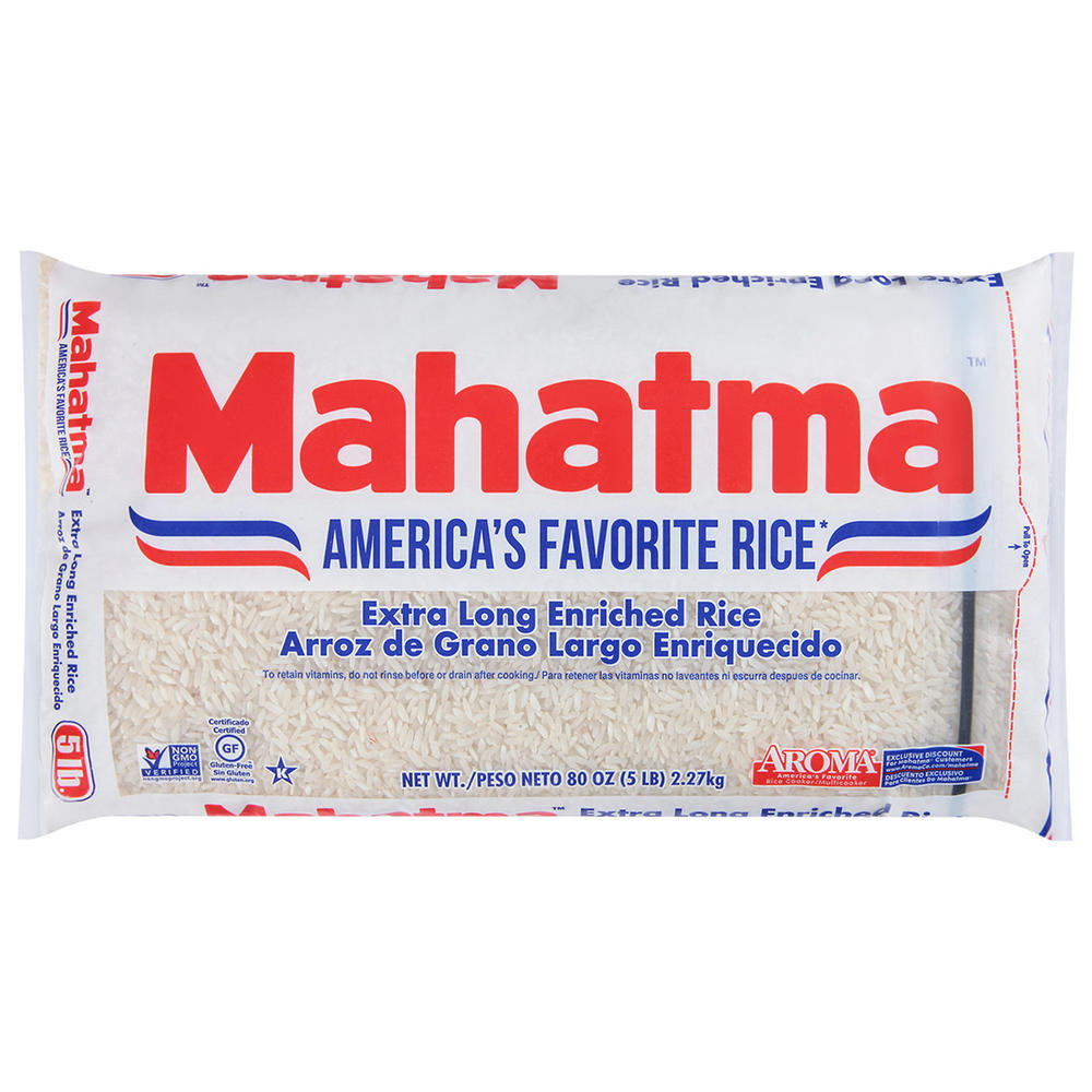 Mahatma Extra Long Grain White Rice, 5 lb