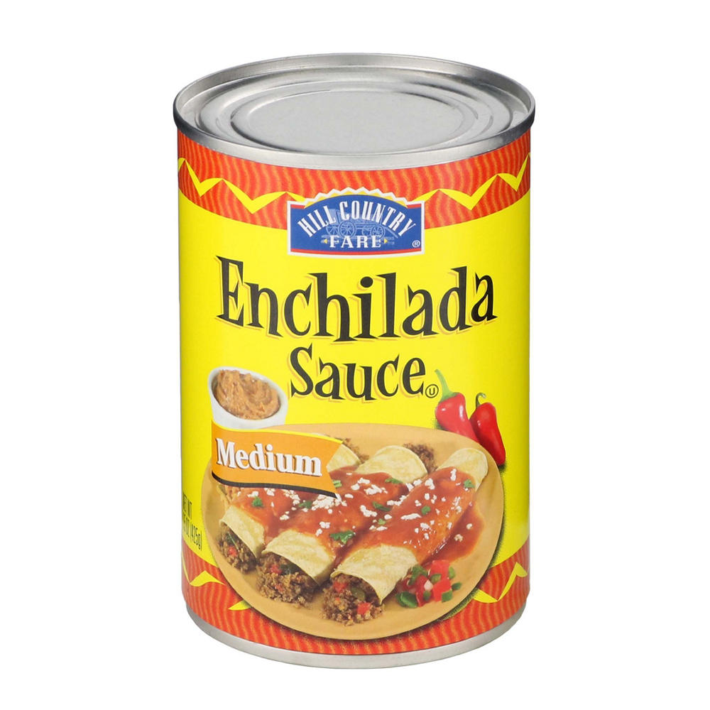 Hill Country Fare Medium Enchilada Sauce, 15 oz
