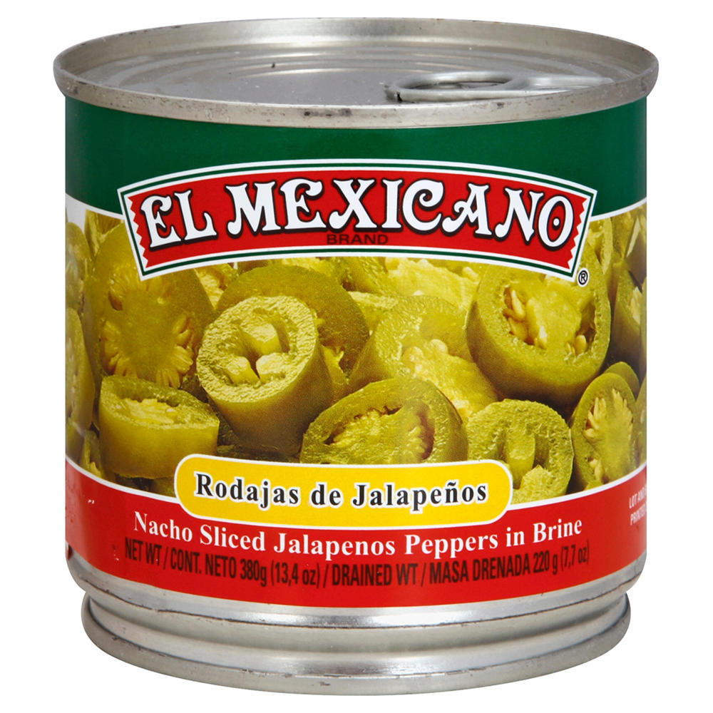 El Mexicano Nacho Sliced Jalapenos, 13.4 oz