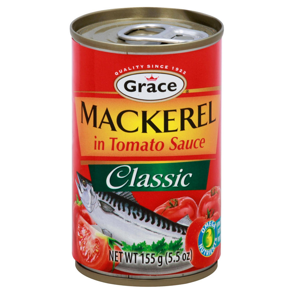 Grace Classic Mackerel in Tomato Sauce, 5.5 oz