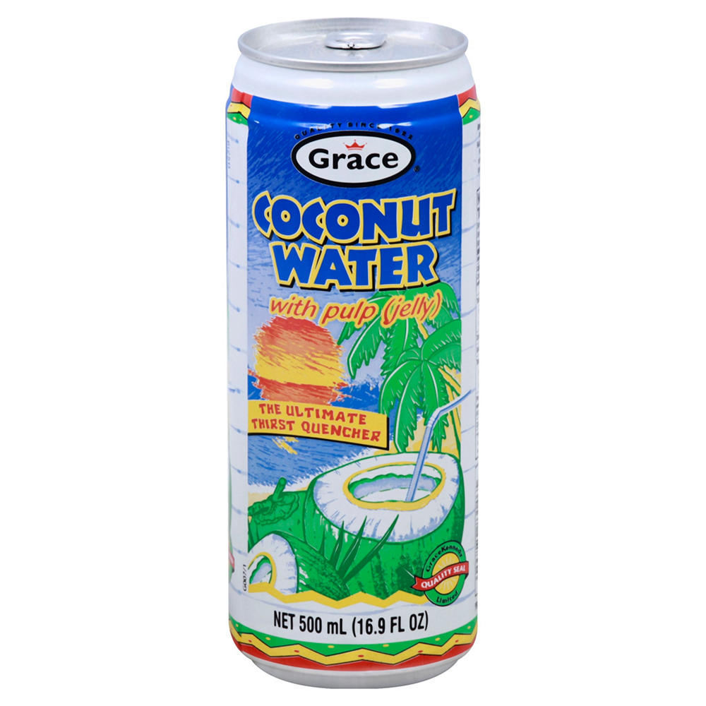 Grace Coconut Water with Pulp, 16.9 oz