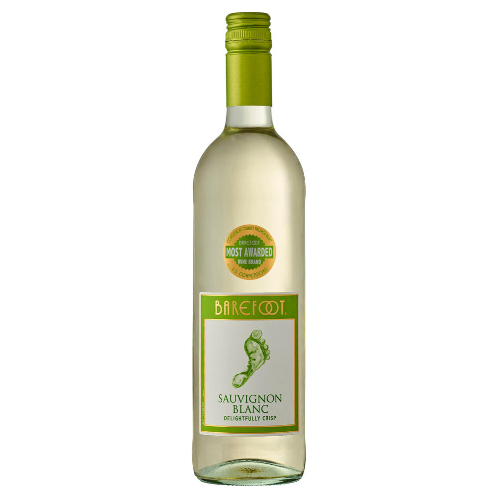 Barefoot Sauvignon Blanc California White Wine, 750 mL
