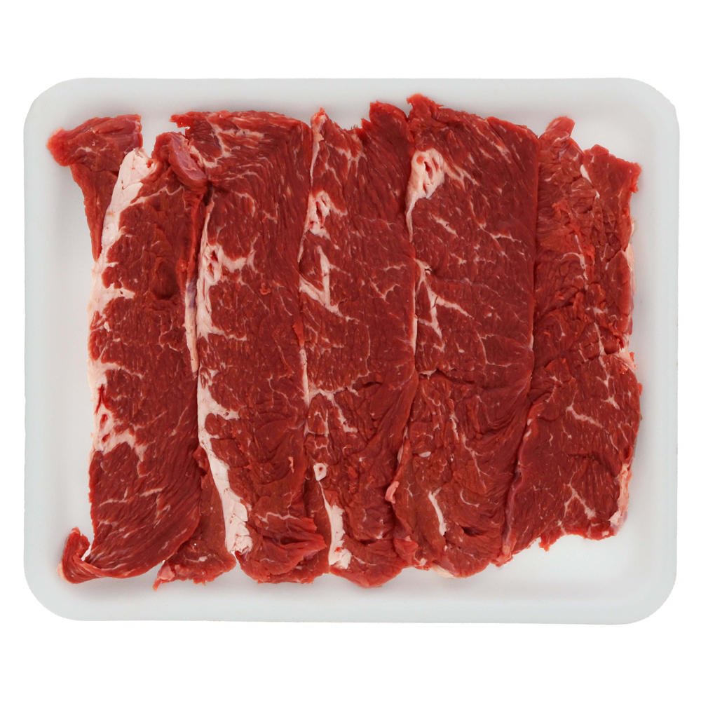 Fresh Beef Chuck Shoulder Flanken Style Ribs Thin Boneless Value Pack, Avg. 1.59 lbs