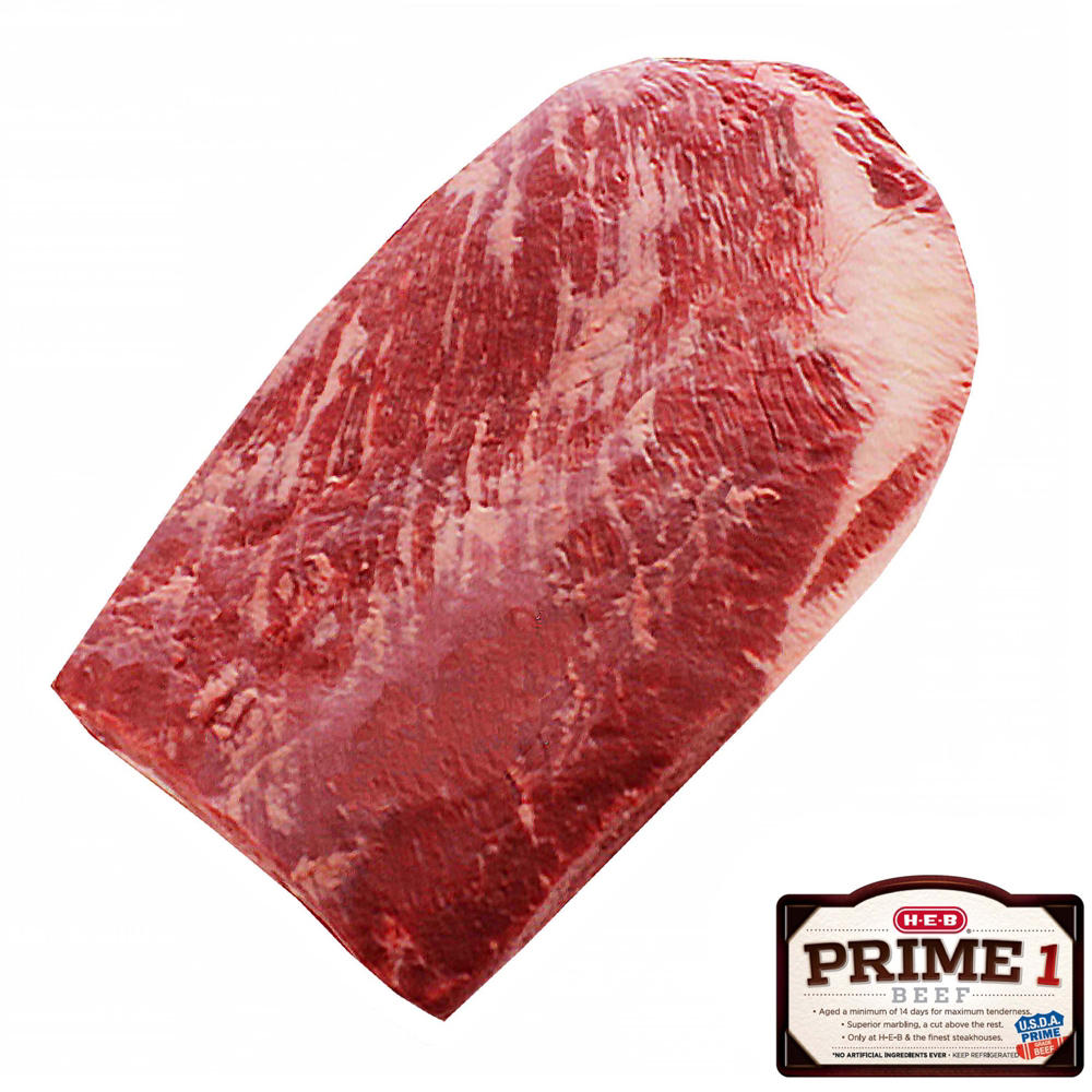 H-E-B Prime 1 Beef Packer Style Brisket, Avg. 17.0 lbs