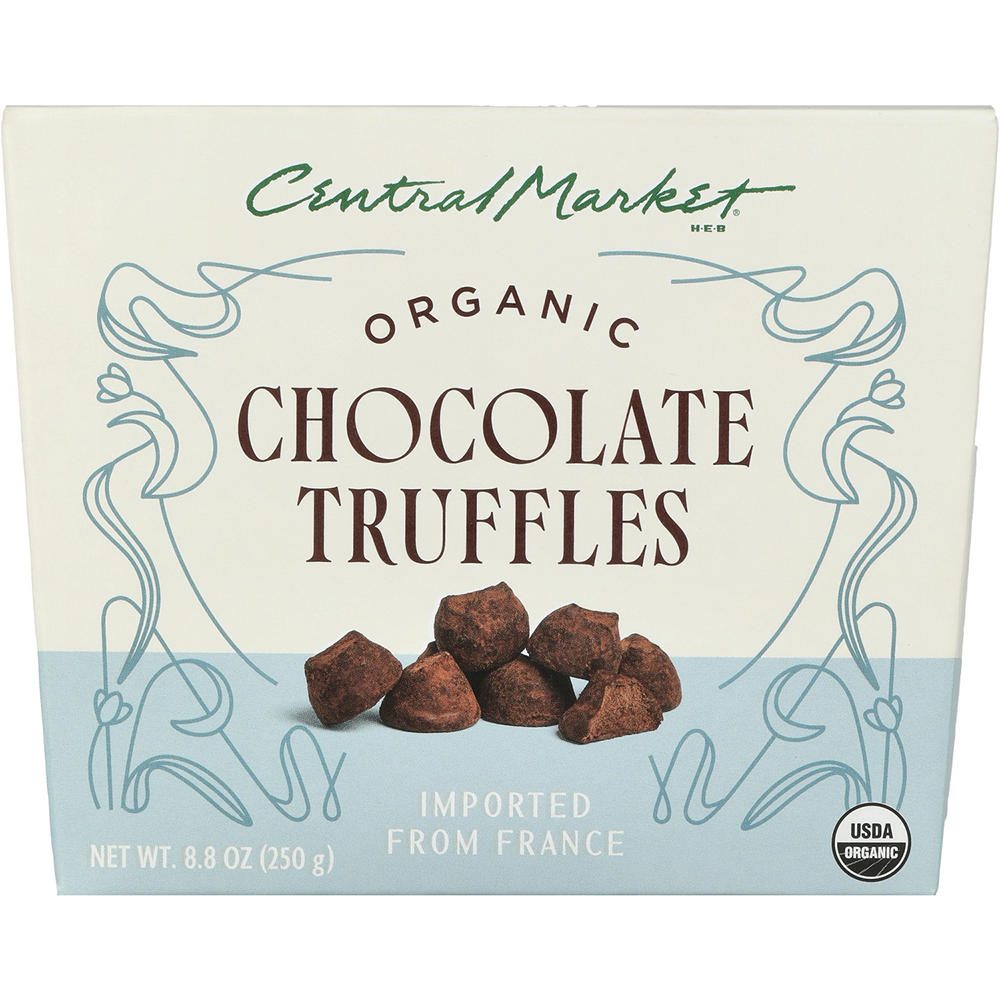 Central Market Organic Chocolate Truffles, 8.8 oz