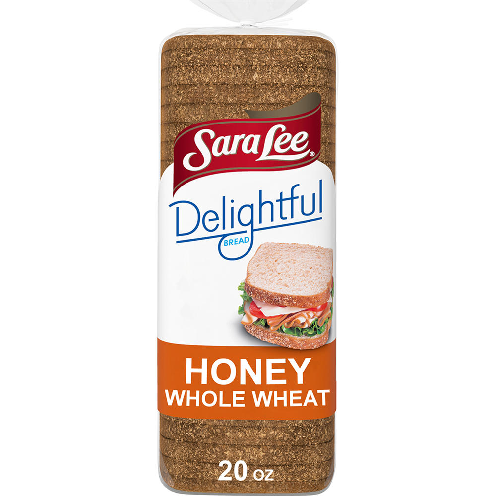 Sara Lee Delightful Honey Whole Wheat Bread, 20 oz