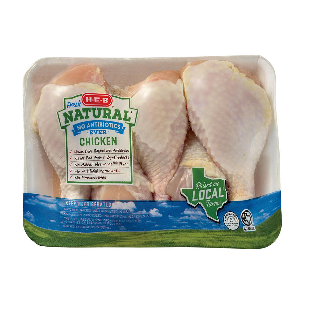 H-E-B Natural Chicken Drumsticks, Avg. 1.84 lbs