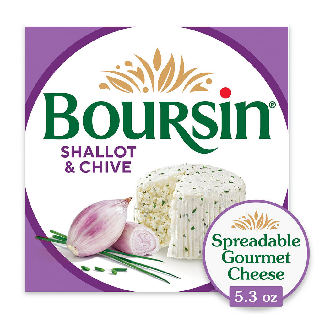 Boursin Gourmet Cheese Spread - Shallot & Chive, 5.3 oz