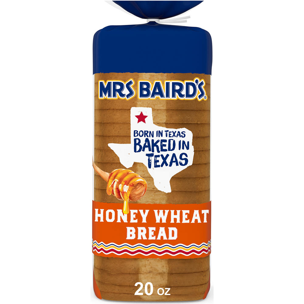 Mrs Baird's Honey Wheat Bread, 20 oz