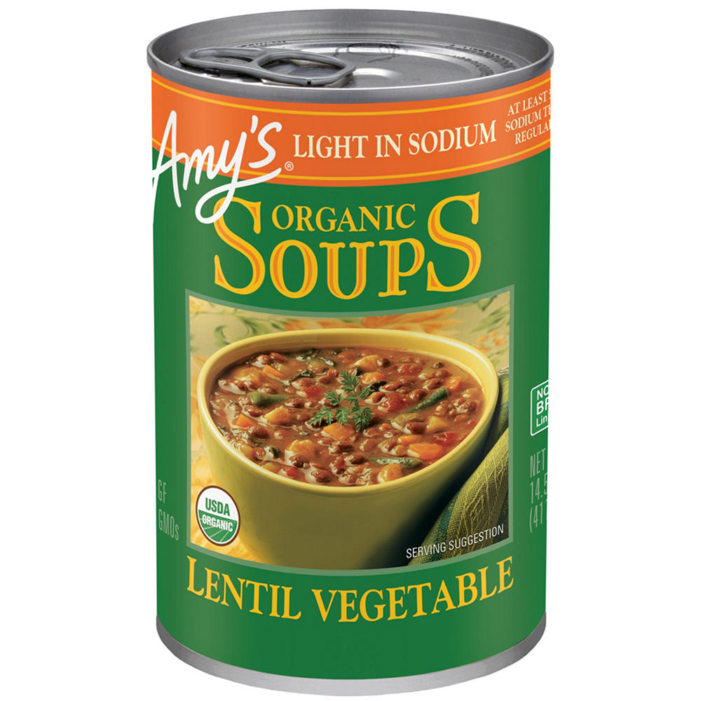 Amy's Organic Light in Sodium Lentil Vegetable Soup, 14.5 oz