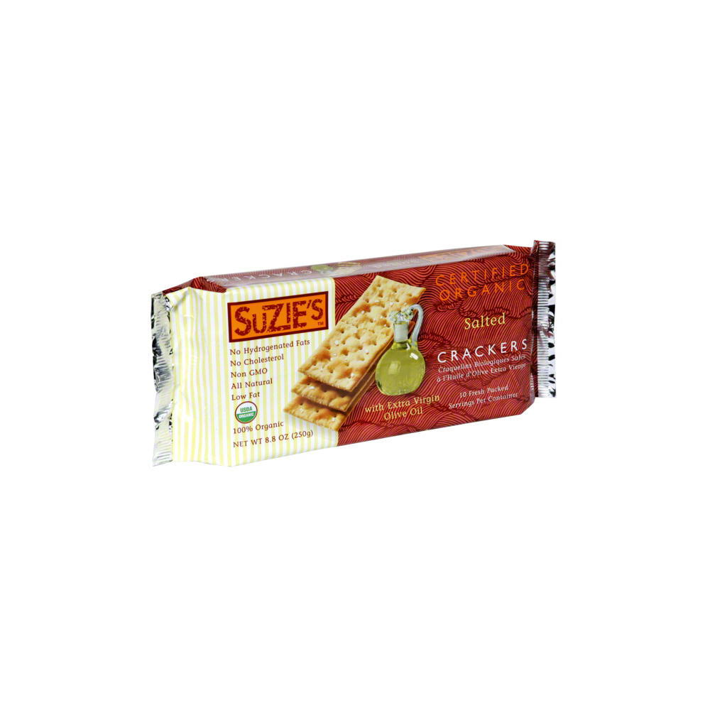 Suzies Olive Oil Crackers, 8.8 oz