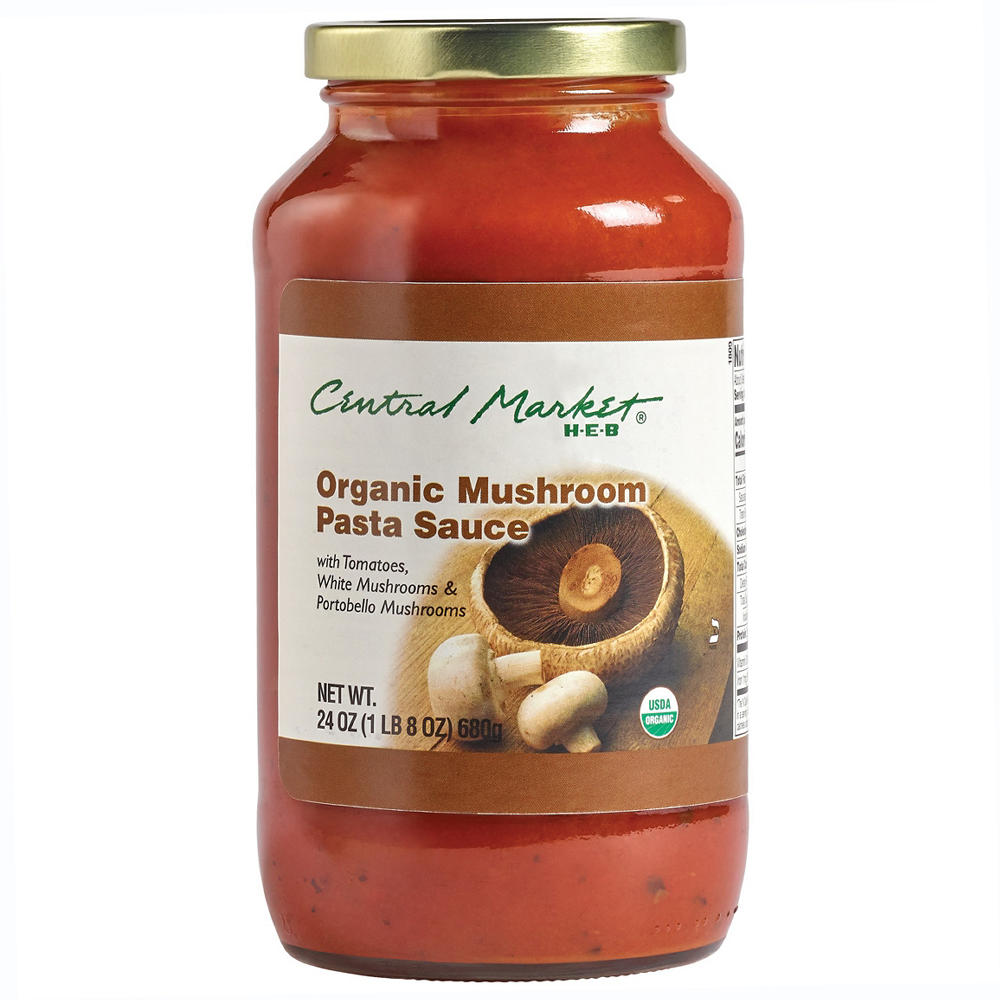 Central Market Organic Mushroom Pasta Sauce, 24 oz
