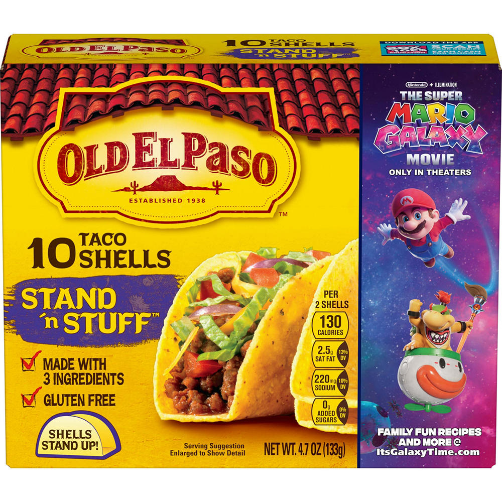 Old El Paso Stand 'N Stuff Taco Shells, 10 ct