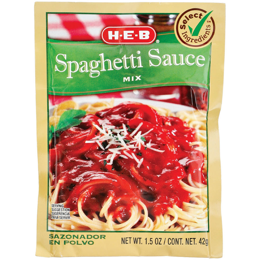 H-E-B Spaghetti Sauce Mix, 1.5 oz