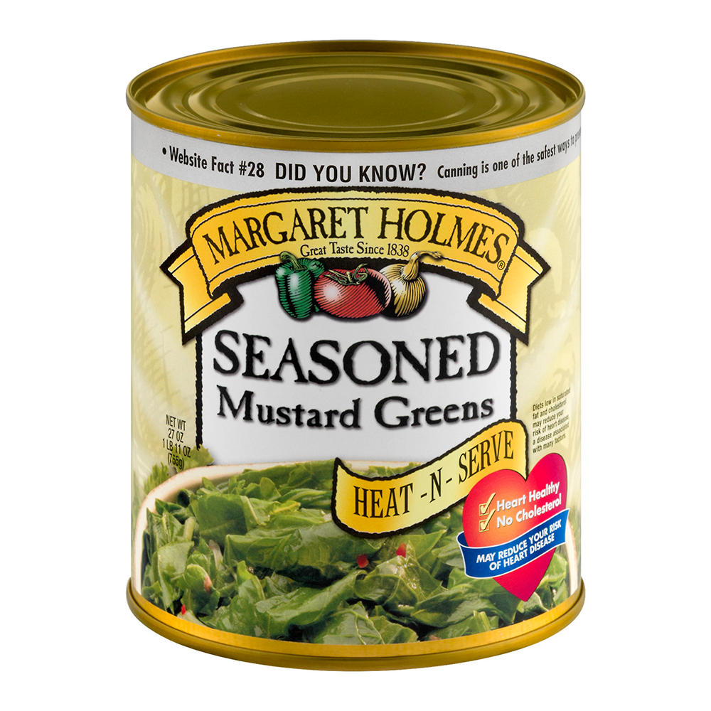 Margaret Holmes Seasoned Mustard Greens, 27 oz