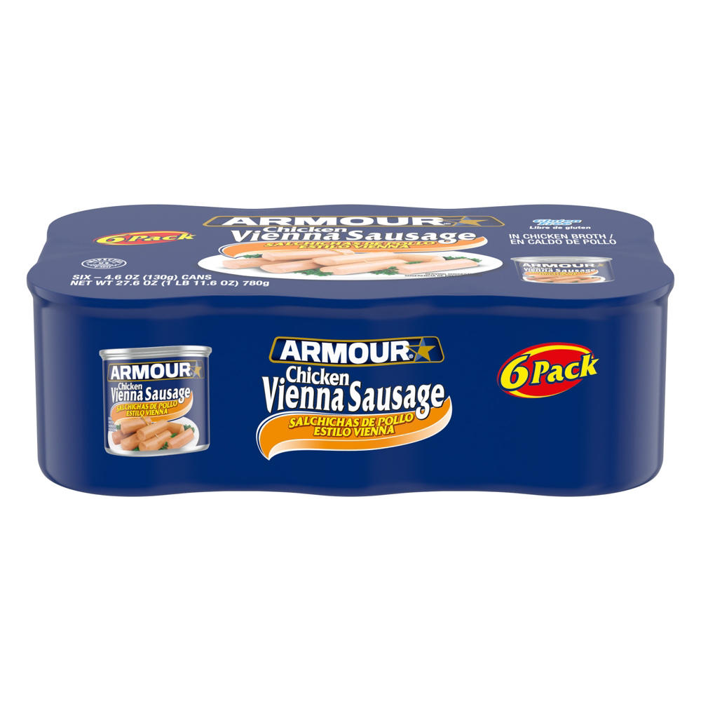 Armour Chicken Vienna Canned Sausage, 6 ct