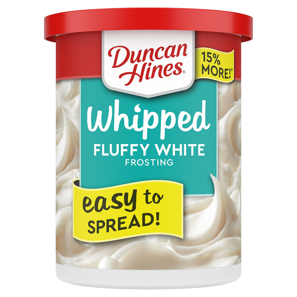 Duncan Hines Whipped White Frosting, 14 oz
