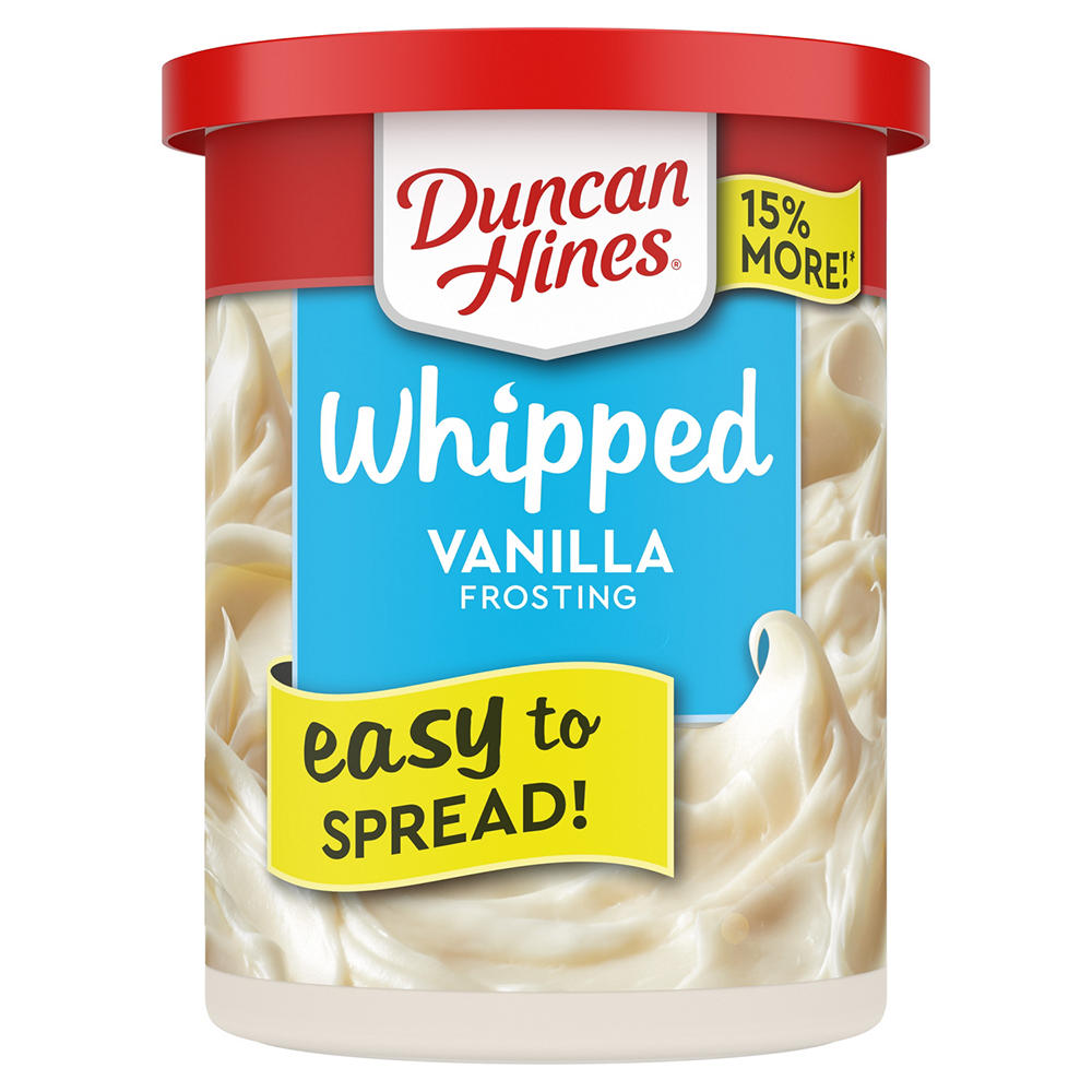 Duncan Hines Whipped Vanilla Frosting, 14 oz