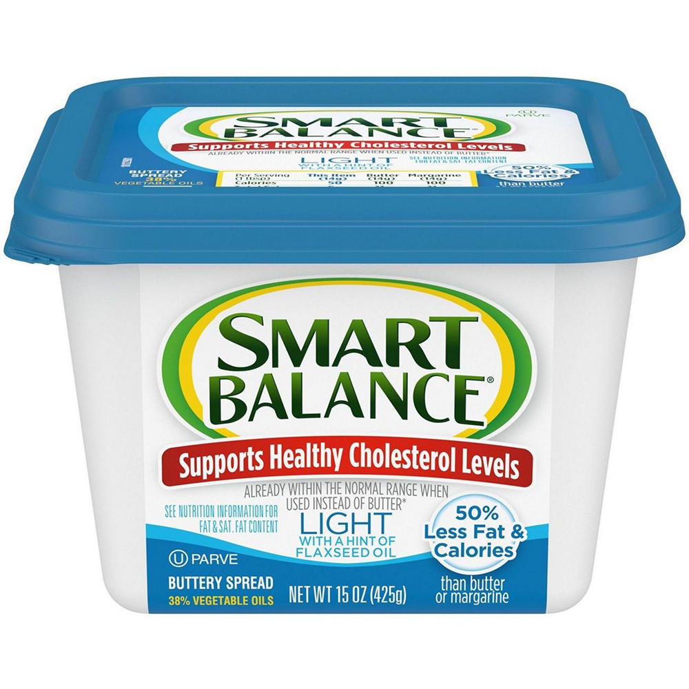 Smart Balance Light Buttery Spread with Flaxseed Oil, 15 oz