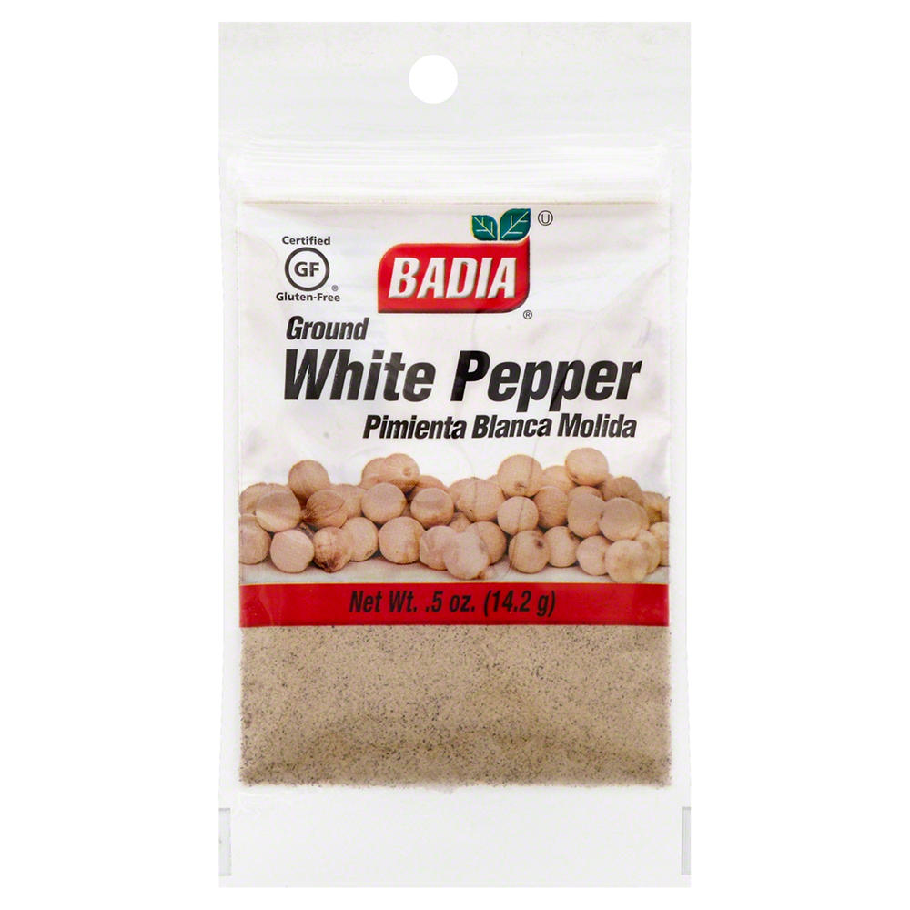 Badia Ground White Pepper, .5 oz