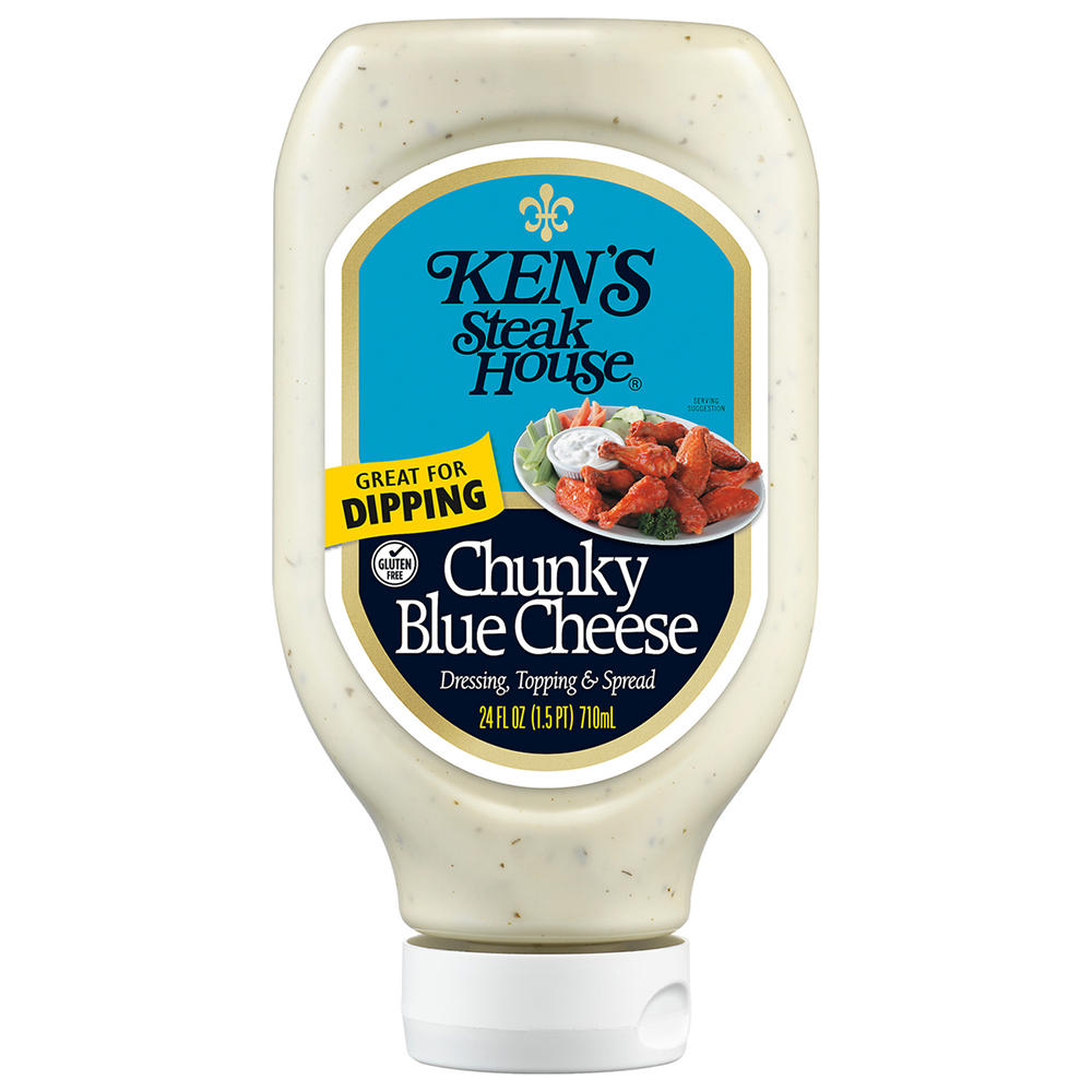Ken's Steak House Chunky Blue Cheese Dressing, 24 oz
